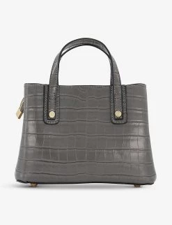 DUNE Dinkydorrie Crocodile-embossed Faux-leather Tote Bag For Womens Grey-croc Synthetic 8 DUNE Dinkydorrie Crocodile-embossed Faux-leather Tote Bag For Womens Grey-croc Synthetic -Dune London Sales Store unnamed file 198