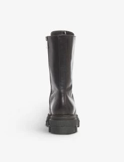 DUNE Roshi Chunky Sole Leather Biker Boots For Womens Black-leather -Dune London Sales Store unnamed file 2025