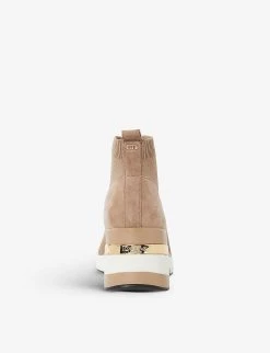 DUNE Engel Knitted Wedge-heel Trainers For Womens Camel-fabric 10 DUNE Engel Knitted Wedge-heel Trainers For Womens Camel-fabric -Dune London Sales Store unnamed file 203