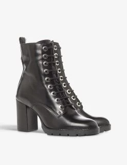 DUNE Passo Leather Ankle Boots For Womens Black-leather -Dune London Sales Store unnamed file 2034