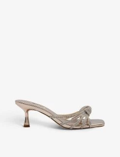 DUNE Mish Embellished Leather Mules Gold-synthetic -Dune London Sales Store unnamed file 209
