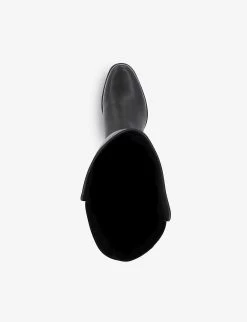 DUNE Tropic Leather Over-the-knee Stretch Boots For Womens Black-leather 10 DUNE Tropic Leather Over-the-knee Stretch Boots For Womens Black-leather -Dune London Sales Store unnamed file 223