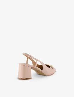 DUNE Cassie Snaffle-trim Leather Slingback Courts For Womens Nude -leather -Dune London Sales Store unnamed file 233