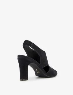 DUNE Marcellas Open-toe Suede Sandals For Womens Black-suede -Dune London Sales Store unnamed file 238
