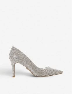 DUNE Bombshell Embellished Courts Silver-synthetic -Dune London Sales Store unnamed file 24