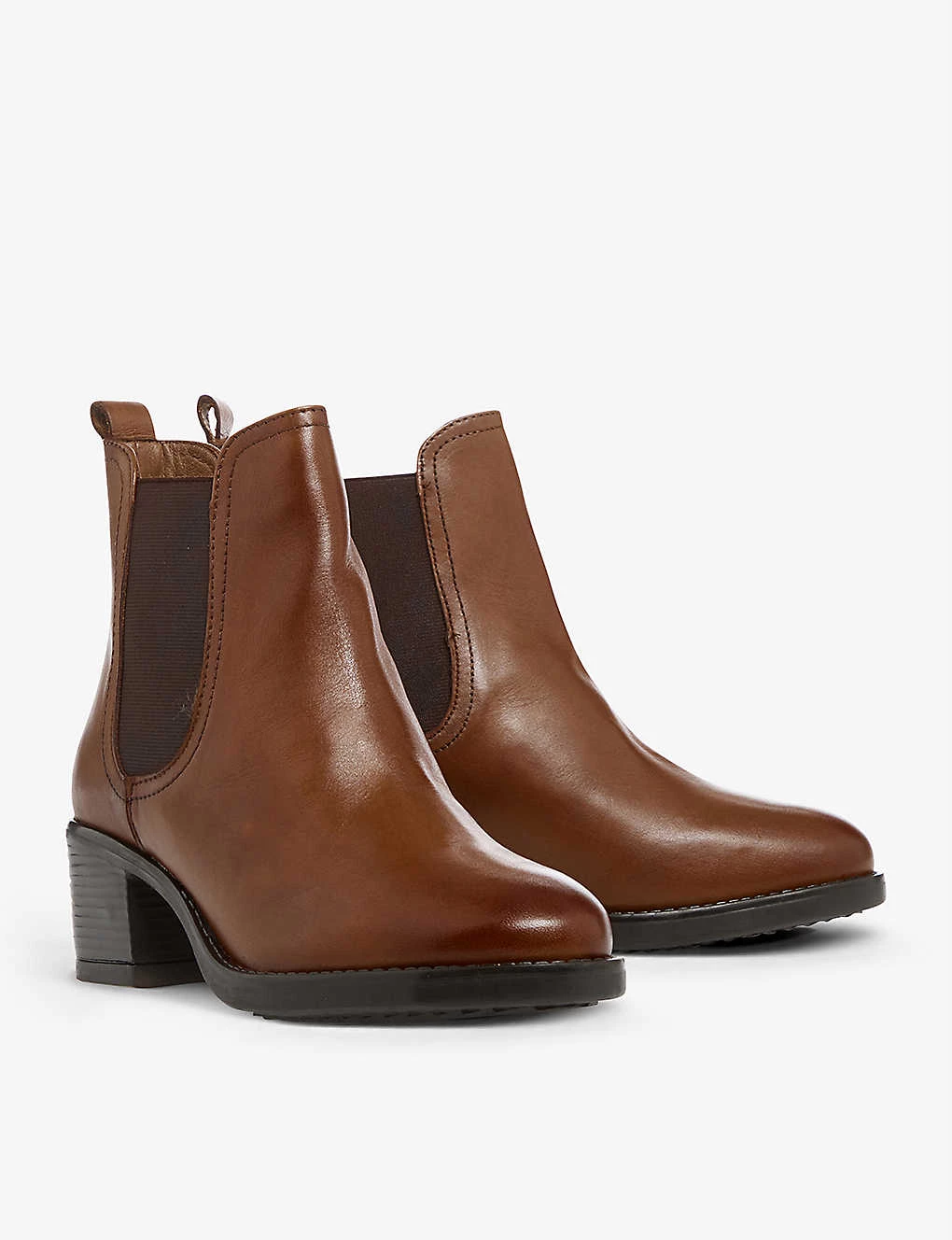 DUNE Parker Leather Chelsea Boots For Womens Tan-leather 5 DUNE Parker Leather Chelsea Boots For Womens Tan-leather - Image 3