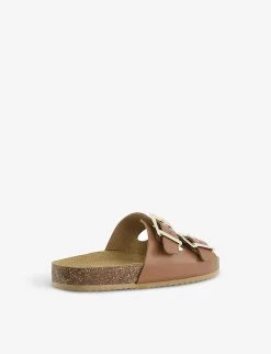 DUNE Lexington Double-strap Leather Sandals For Womens Camel-leather -Dune London Sales Store unnamed file 293