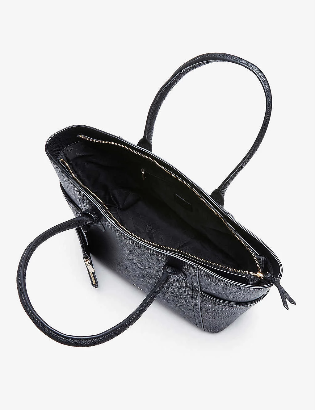 DUNE Dellenia Stitch-detail Faux-leather Tote Bag For Womens Black-plain Synthetic 4 DUNE Dellenia Stitch-detail Faux-leather Tote Bag For Womens Black-plain Synthetic - Image 2