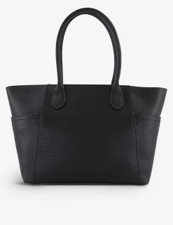 DUNE Dellenia Stitch-detail Faux-leather Tote Bag For Womens Black-plain Synthetic 8 DUNE Dellenia Stitch-detail Faux-leather Tote Bag For Womens Black-plain Synthetic -Dune London Sales Store unnamed file 32