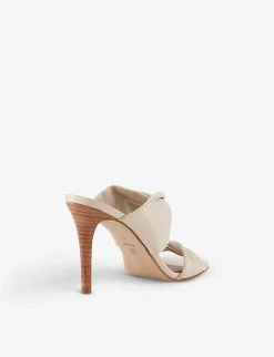 DUNE Mettle Knotted Heeled Leather Mules For Womens Nude -leather -Dune London Sales Store unnamed file 363