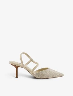 DUNE Colombia Pointed-toe Woven Courts For Womens Natural-fabric 11 DUNE Colombia Pointed-toe Woven Courts For Womens Natural-fabric -Dune London Sales Store unnamed file 379