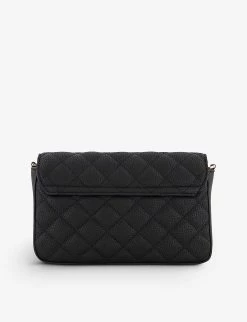 DUNE Dupree Quilted Leather Cross-body Bag For Womens Black-synthetic -Dune London Sales Store unnamed file 402