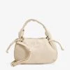 DUNE Dignity Knot-handle Leather Shoulder Bag For Womens Cream-leather -Dune London Sales Store unnamed file 408