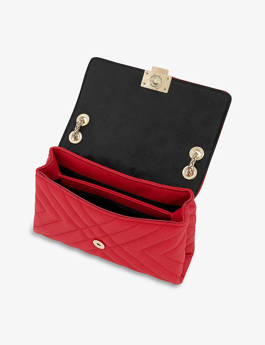 DUNE Dorchester Small Quilted Shoulder Bag For Womens Red-plain Synthetic 4 DUNE Dorchester Small Quilted Shoulder Bag For Womens Red-plain Synthetic - Image 2