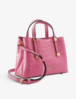 DUNE Dinkydorrie Reptile-embossed Faux-leather Tote Bag For Womens Pink-plain Synthetic 9 DUNE Dinkydorrie Reptile-embossed Faux-leather Tote Bag For Womens Pink-plain Synthetic -Dune London Sales Store unnamed file 470