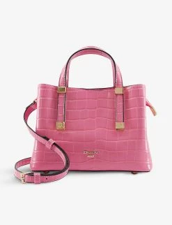 DUNE Dinkydorrie Reptile-embossed Faux-leather Tote Bag For Womens Pink-plain Synthetic 11 DUNE Dinkydorrie Reptile-embossed Faux-leather Tote Bag For Womens Pink-plain Synthetic -Dune London Sales Store unnamed file 472