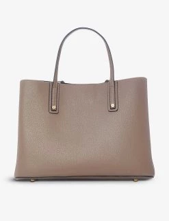 DUNE Dorrie Faux-leather Tote Bag For Womens Grey-synthetic -Dune London Sales Store unnamed file 489