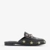 DUNE Galaxies Star-embroidered Backless Leather Loafers For Womens Black-leather -Dune London Sales Store unnamed file 569