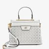 DUNE Diniducies Laser-cut Faux-leather Handbag For Womens White-synthetic -Dune London Sales Store unnamed file 578