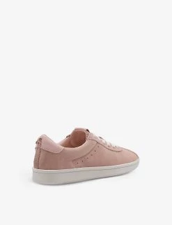 DUNE Eureka Laser-cut Suede Low-top Trainers For Womens Pink-suede -Dune London Sales Store unnamed file 606