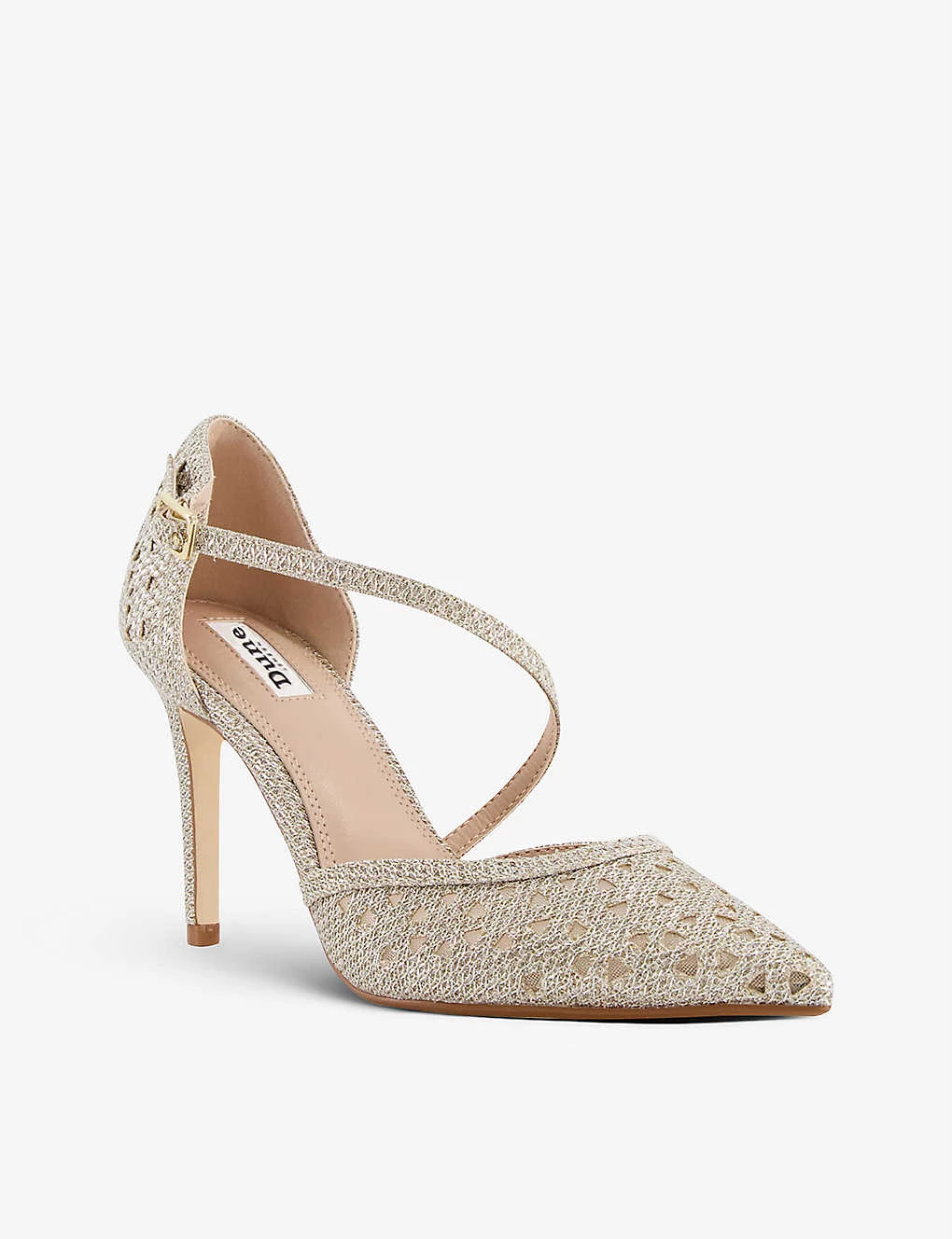 DUNE Bristal Asymmetric Woven For Womens Gold-fabric 5 DUNE Bristal Asymmetric Woven For Womens Gold-fabric - Image 3