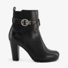 DUNE Oreana Buckle-detail Leather Ankle Boots For Womens Black-leather 1 DUNE Oreana Buckle-detail Leather Ankle Boots For Womens Black-leather -Dune London Sales Store unnamed file 617