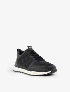 DUNE Quilted Padded Running Nylon Trainers For Womens Black-synthetic -Dune London Sales Store unnamed file 662