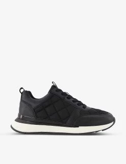 DUNE Quilted Padded Running Nylon Trainers For Womens Black-synthetic -Dune London Sales Store unnamed file 664