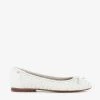 DUNE Hartleys Bow-embellished Leather Ballerina Flats For Womens White-leather -Dune London Sales Store unnamed file 670