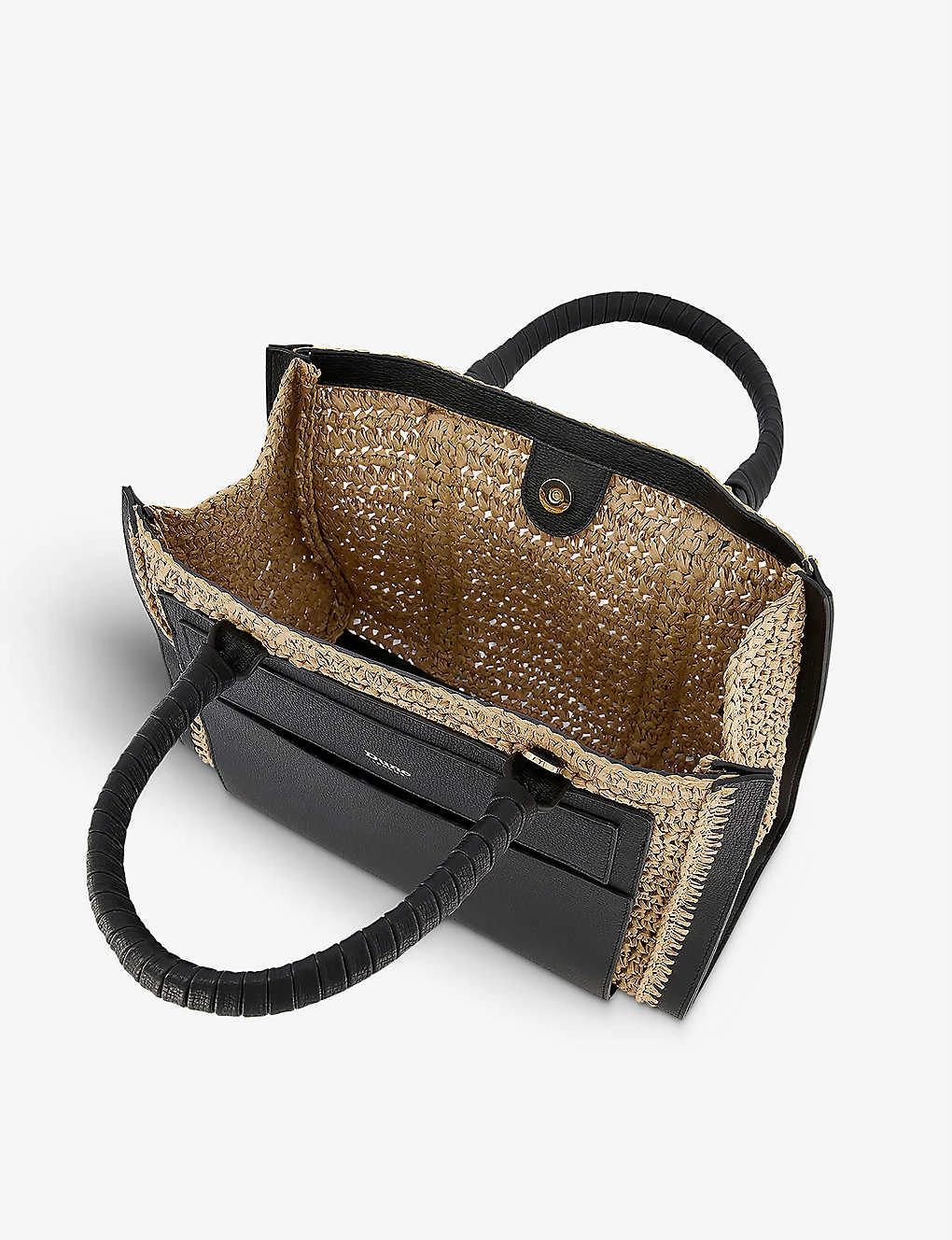 DUNE Doughtrey Raffia Tote Bag For Womens Natural-raffia 4 DUNE Doughtrey Raffia Tote Bag For Womens Natural-raffia - Image 2