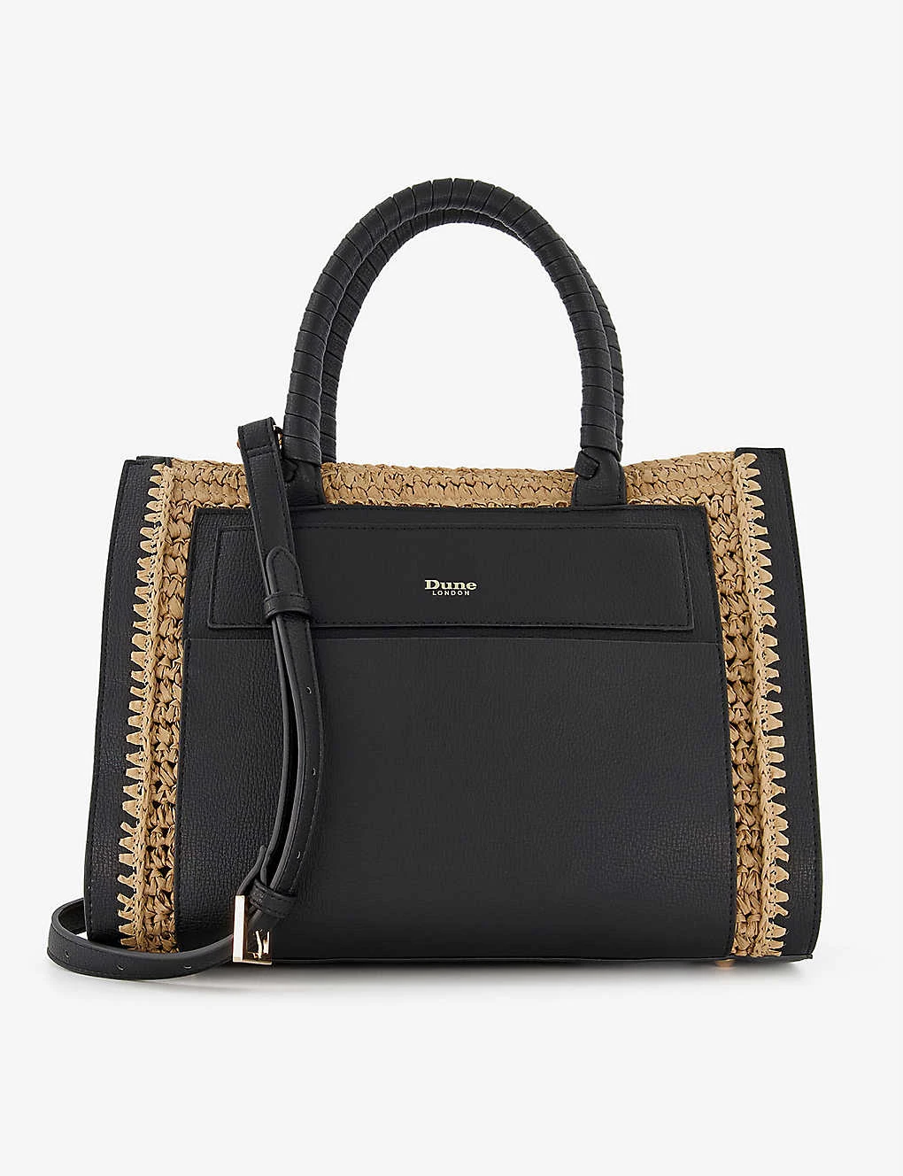 DUNE Doughtrey Raffia Tote Bag For Womens Natural-raffia 6 DUNE Doughtrey Raffia Tote Bag For Womens Natural-raffia - Image 4