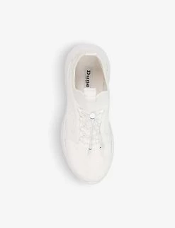 DUNE Elles Toggle-lace Knitted Trainers For Womens White-fabric -Dune London Sales Store unnamed file 712