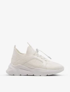 DUNE Elles Toggle-lace Knitted Trainers For Womens White-fabric -Dune London Sales Store unnamed file 715