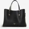 DUNE Dorrie Faux-leather Tote For Womens Black-plain Synthetic -Dune London Sales Store unnamed file 73
