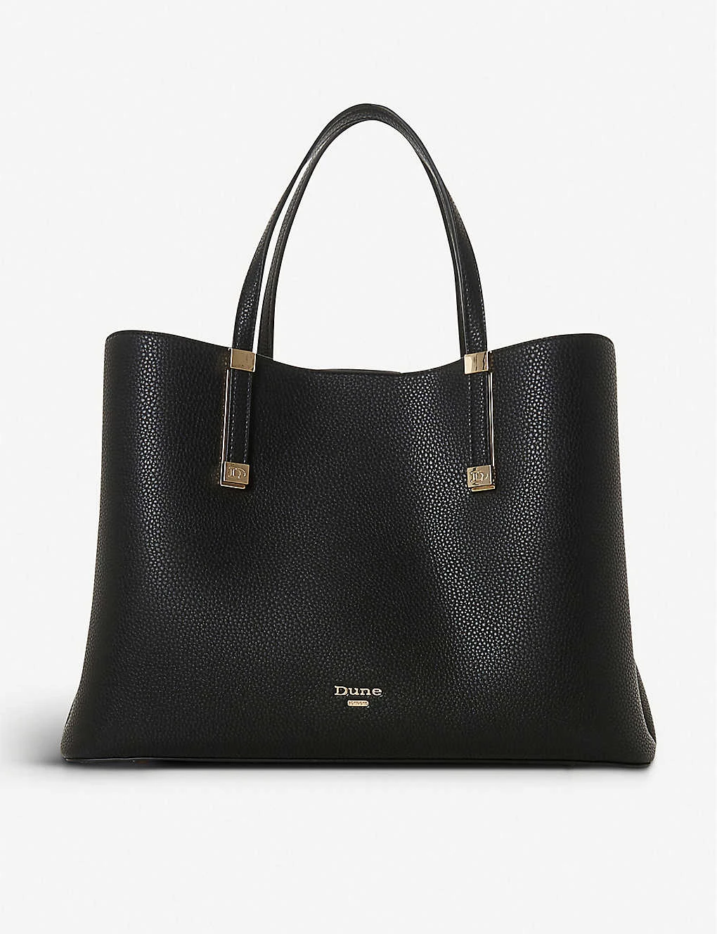 DUNE Dorrie Faux-leather Tote For Womens Black-plain Synthetic 4 DUNE Dorrie Faux-leather Tote For Womens Black-plain Synthetic - Image 2