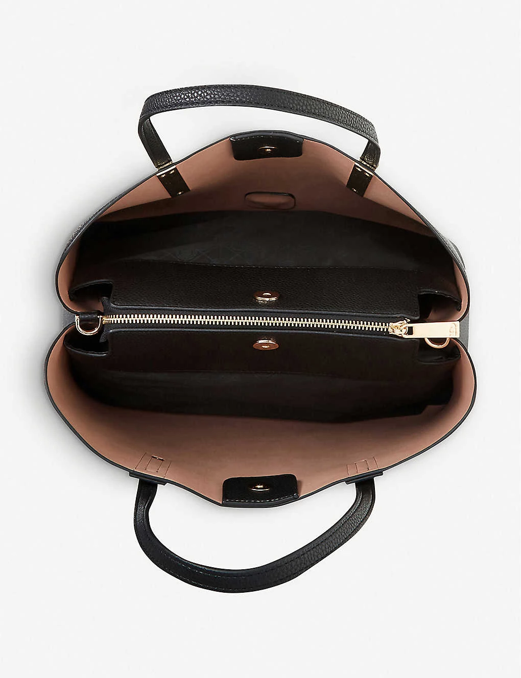 DUNE Dorrie Faux-leather Tote For Womens Black-plain Synthetic 5 DUNE Dorrie Faux-leather Tote For Womens Black-plain Synthetic - Image 3