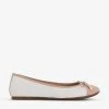 DUNE Hartyln Round-toe Leather Ballet Pumps For Womens White-leather -Dune London Sales Store unnamed file 750