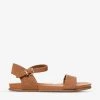DUNE Londons Two-part Flat Nubuck Leather Sandals For Womens Camel-nubuck -Dune London Sales Store unnamed file 769