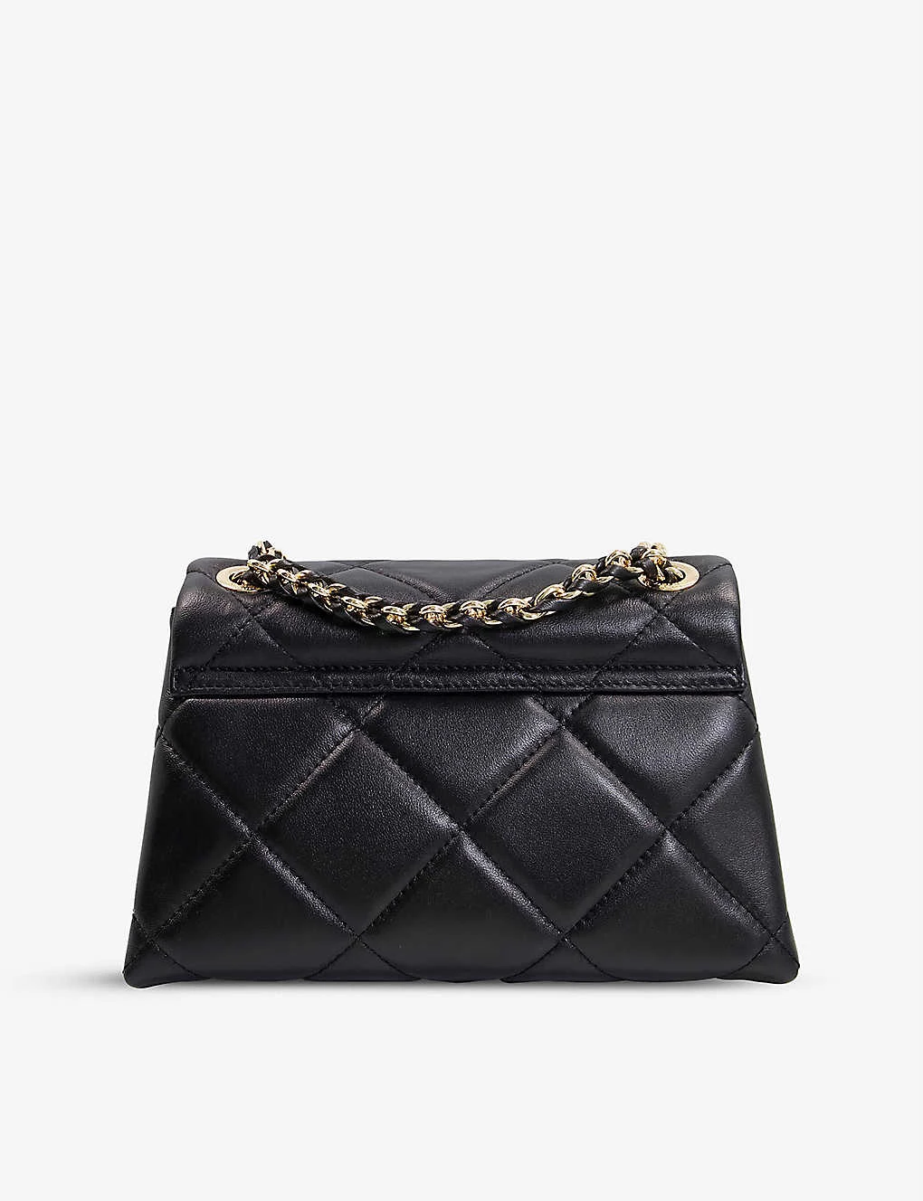 DUNE Duchess Medium Quilted-leather Shoulder Bag For Womens Black-leather 5 DUNE Duchess Medium Quilted-leather Shoulder Bag For Womens Black-leather - Image 3