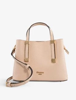 DUNE Dinkydorrie Reptile-embossed Faux-leather Tote Bag For Womens Nude-synthetic Reptile 9 DUNE Dinkydorrie Reptile-embossed Faux-leather Tote Bag For Womens Nude-synthetic Reptile -Dune London Sales Store unnamed file 823