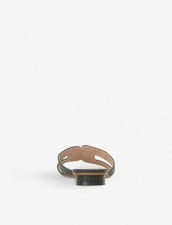 DUNE Loupe Leather Sandals For Womens Black-leather -Dune London Sales Store unnamed file 826