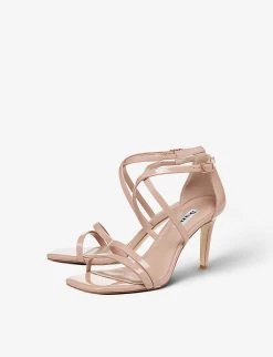DUNE Musical Heeled Faux-leather Sandals For Womens Blush-patent -Dune London Sales Store unnamed file 846