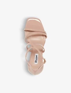 DUNE Musical Heeled Faux-leather Sandals For Womens Blush-patent -Dune London Sales Store unnamed file 847