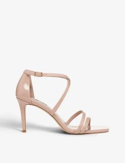 DUNE Musical Heeled Faux-leather Sandals For Womens Blush-patent -Dune London Sales Store unnamed file 848