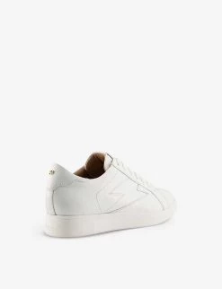 DUNE Energised Lightning Bolt-motif Leather Low-top Trainers For Womens White-plain Leather 10 DUNE Energised Lightning Bolt-motif Leather Low-top Trainers For Womens White-plain Leather -Dune London Sales Store unnamed file 852