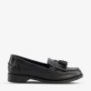 DUNE Kilted Tassel-embellished Leather Loafers For Womens Black-leather -Dune London Sales Store unnamed file 897
