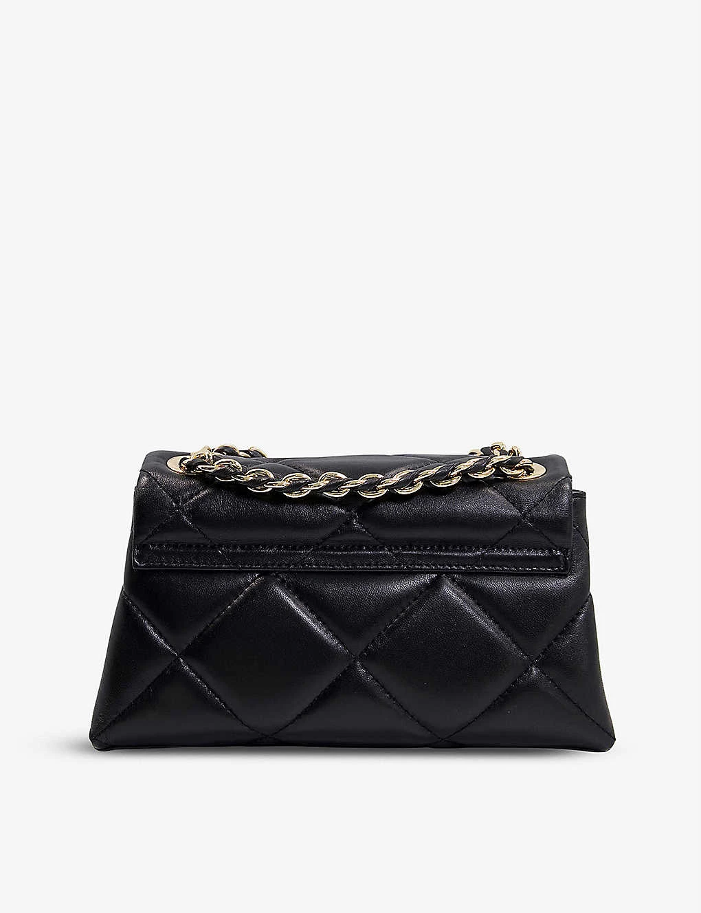 DUNE Duchess Small Quilted-leather Shoulder Bag For Womens Black-leather 5 DUNE Duchess Small Quilted-leather Shoulder Bag For Womens Black-leather - Image 3