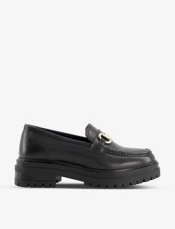 DUNE Snaffle-trimmed Leather Loafers For Womens Black-leather 11 DUNE Snaffle-trimmed Leather Loafers For Womens Black-leather -Dune London Sales Store unnamed file 943