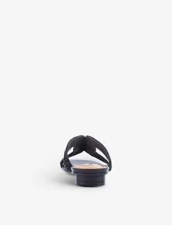 DUNE Loupe Cut-out Woven Sandals For Womens Black-synthetic -Dune London Sales Store unnamed file 95